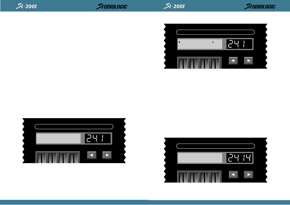 Perform / edit, Key# c -2 stat on α -load | Studiologic SL2001 User Manual | Page 20 / 94