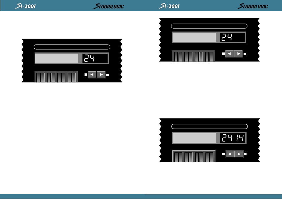 Perform / edit, Tempo 88 csl cnt1 a out, Synth p5 modx 1 modz 58 rvrb | Sw a mode momen init clock, Off b/c | Studiologic SL2001 User Manual | Page 48 / 94