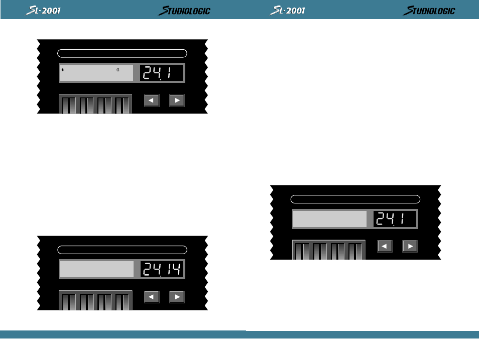 Perform / edit, Vol ctl cv 2 pol, Key# c -2 stat on α -load | Studiologic SL2001 User Manual | Page 88 / 94
