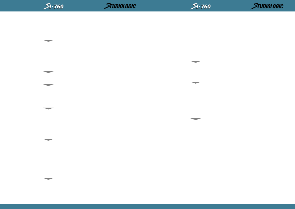 Français | Studiologic SL760 User Manual | Page 16 / 23