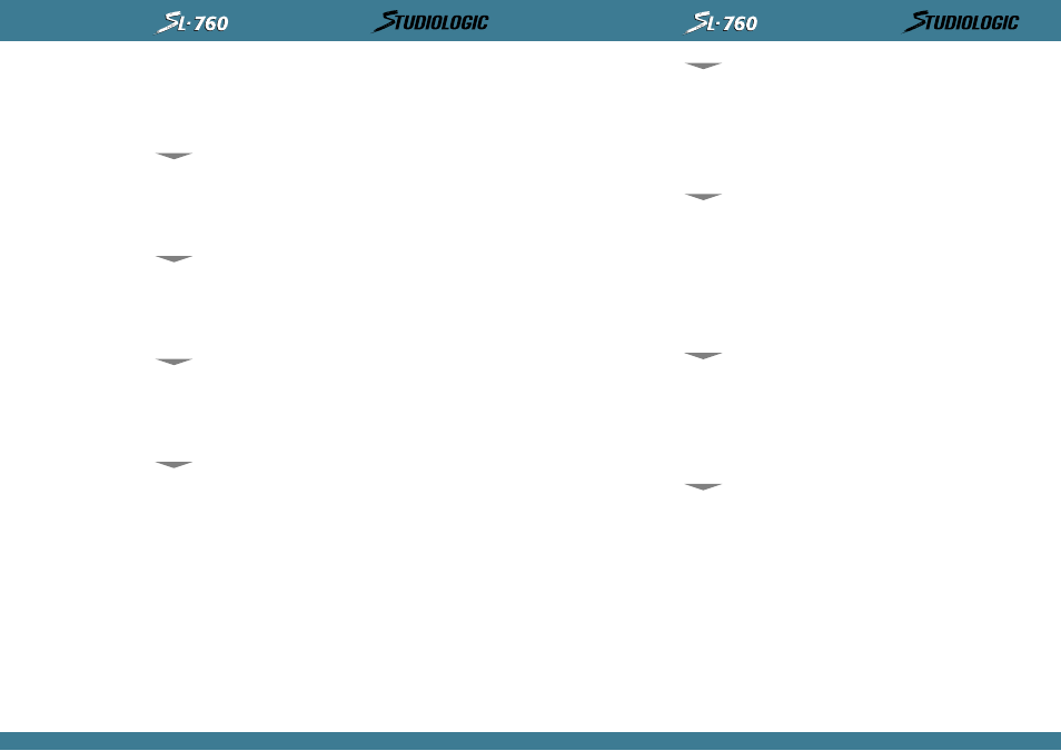 Italiano | Studiologic SL760 User Manual | Page 3 / 23
