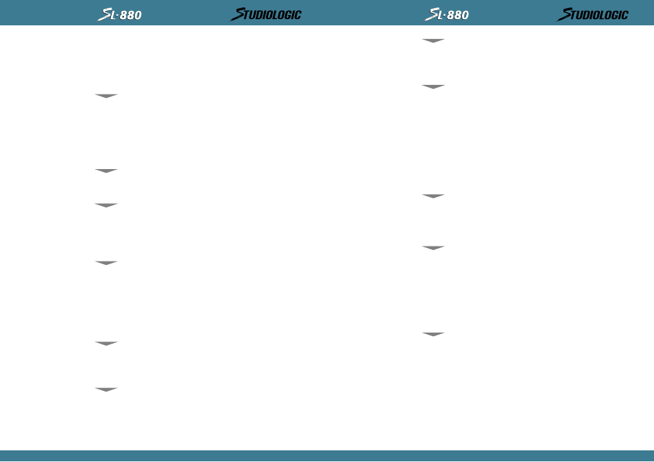 Français | Studiologic SL880 User Manual | Page 16 / 24