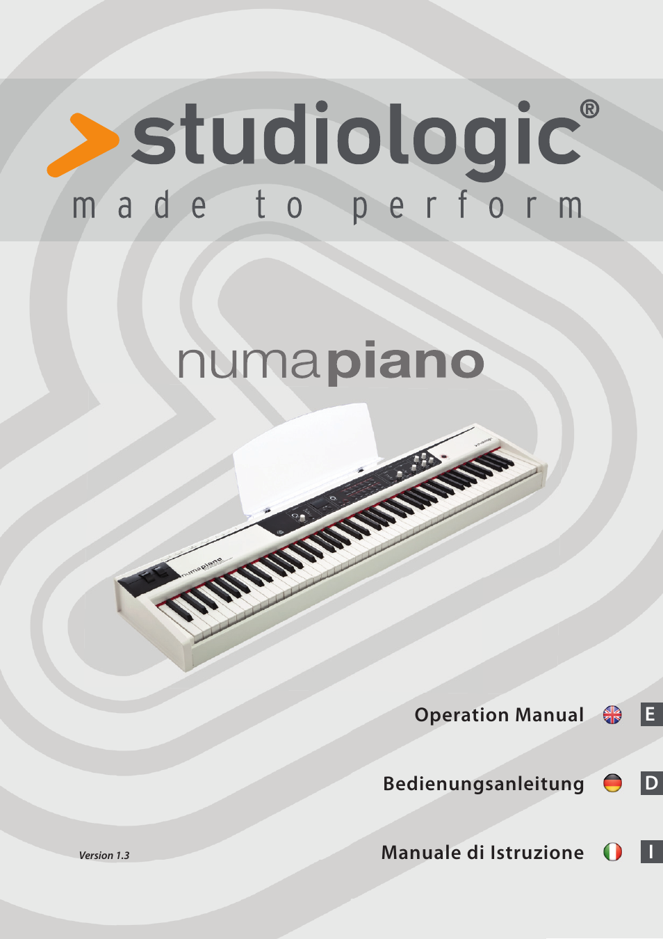 Studiologic Numa Piano User Manual | 72 pages