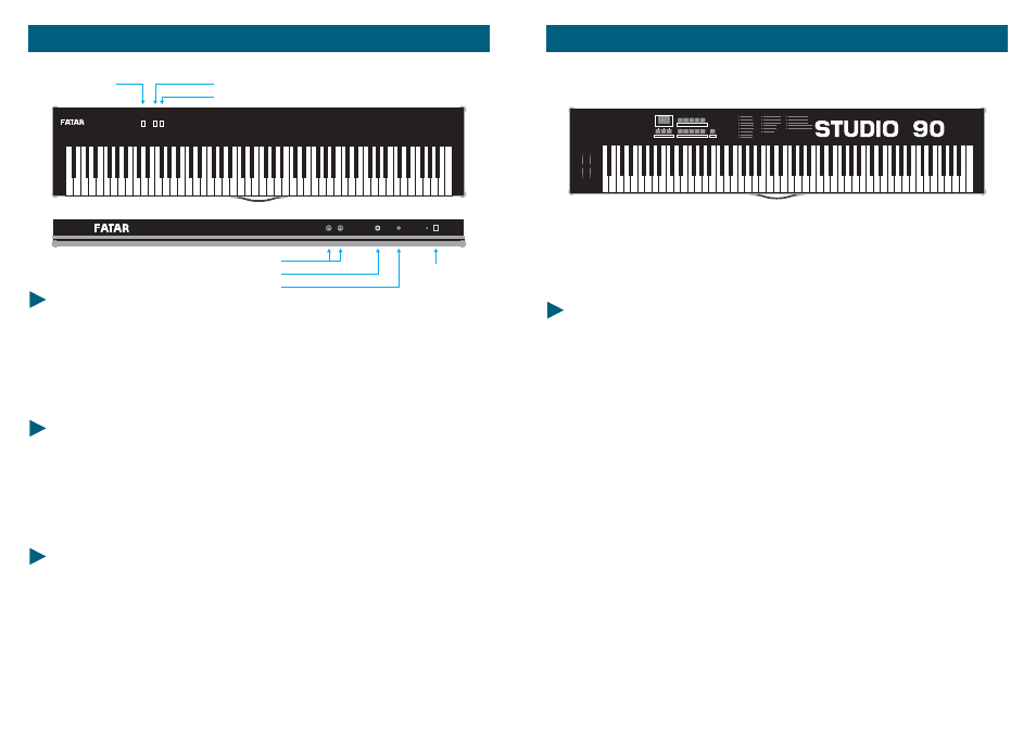 Studio 90, Lower upper, Param. value prog. enter | Studiologic Studio 90 plus User Manual | Page 3 / 23