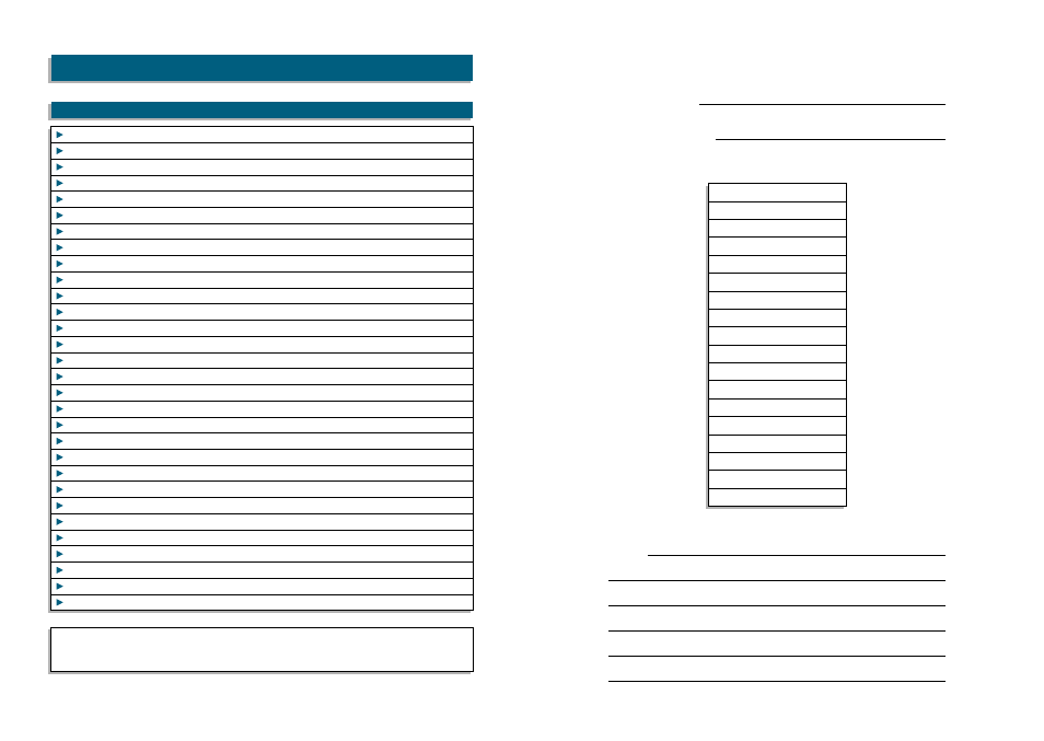 Parameter chart | Studiologic Studio 90 plus User Manual | Page 19 / 31