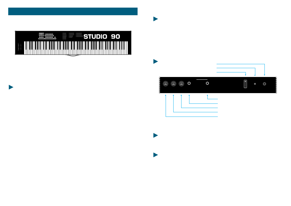 Studio 90, Param. value prog. enter | Studiologic Studio 90 plus User Manual | Page 5 / 31