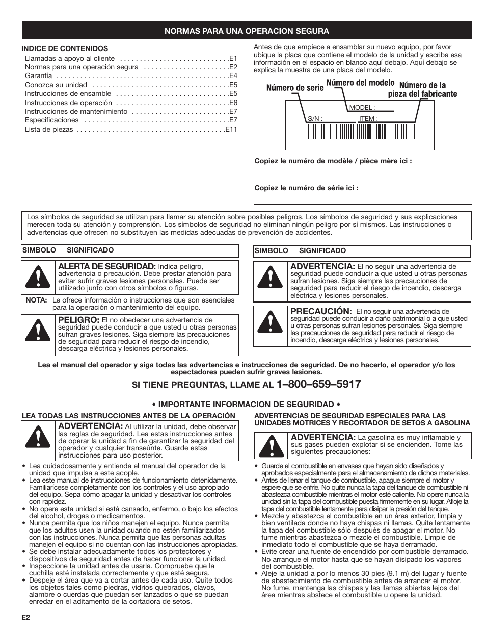 Craftsman 316.79249 User Manual | Page 10 / 20