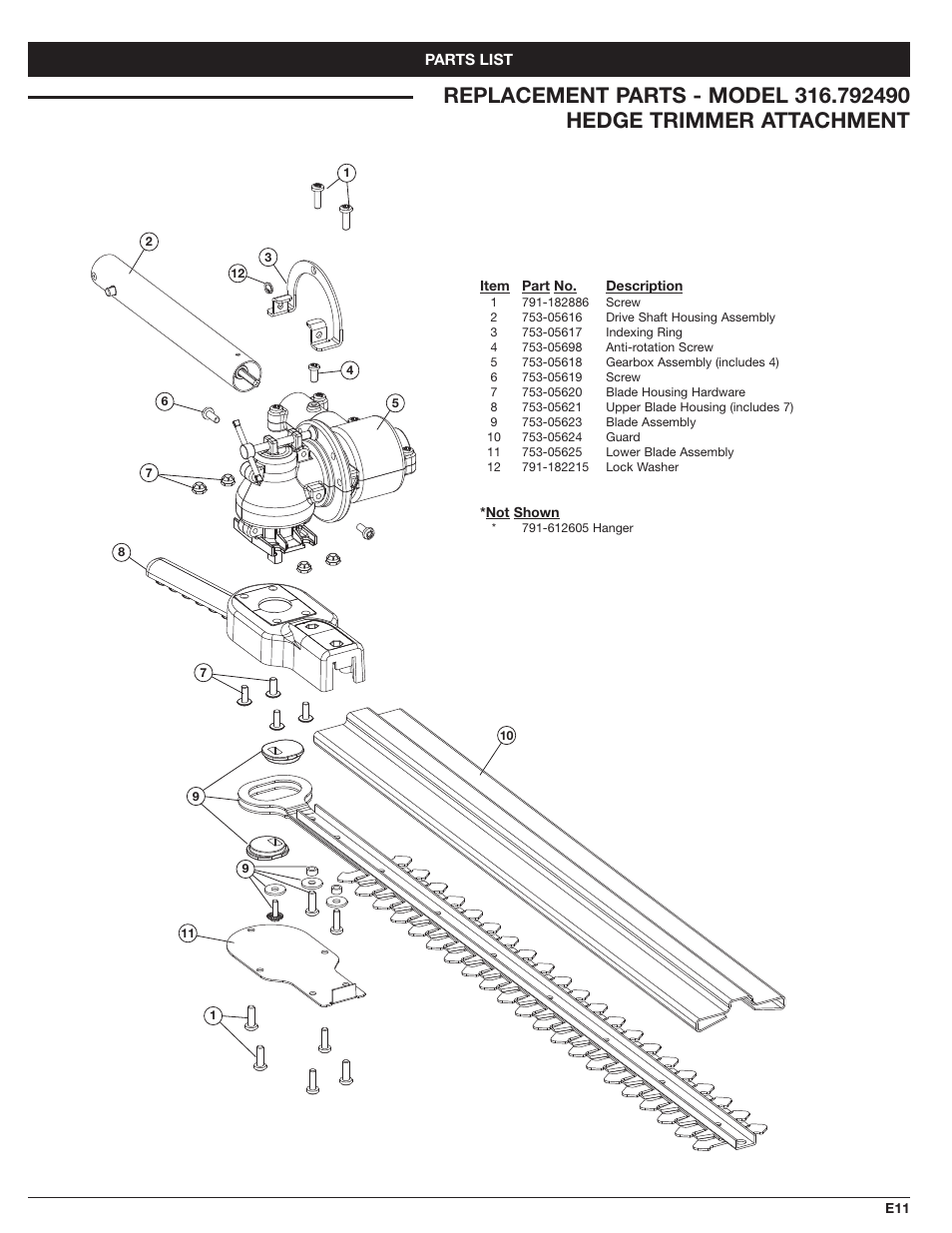 Craftsman 316.79249 User Manual | Page 19 / 20