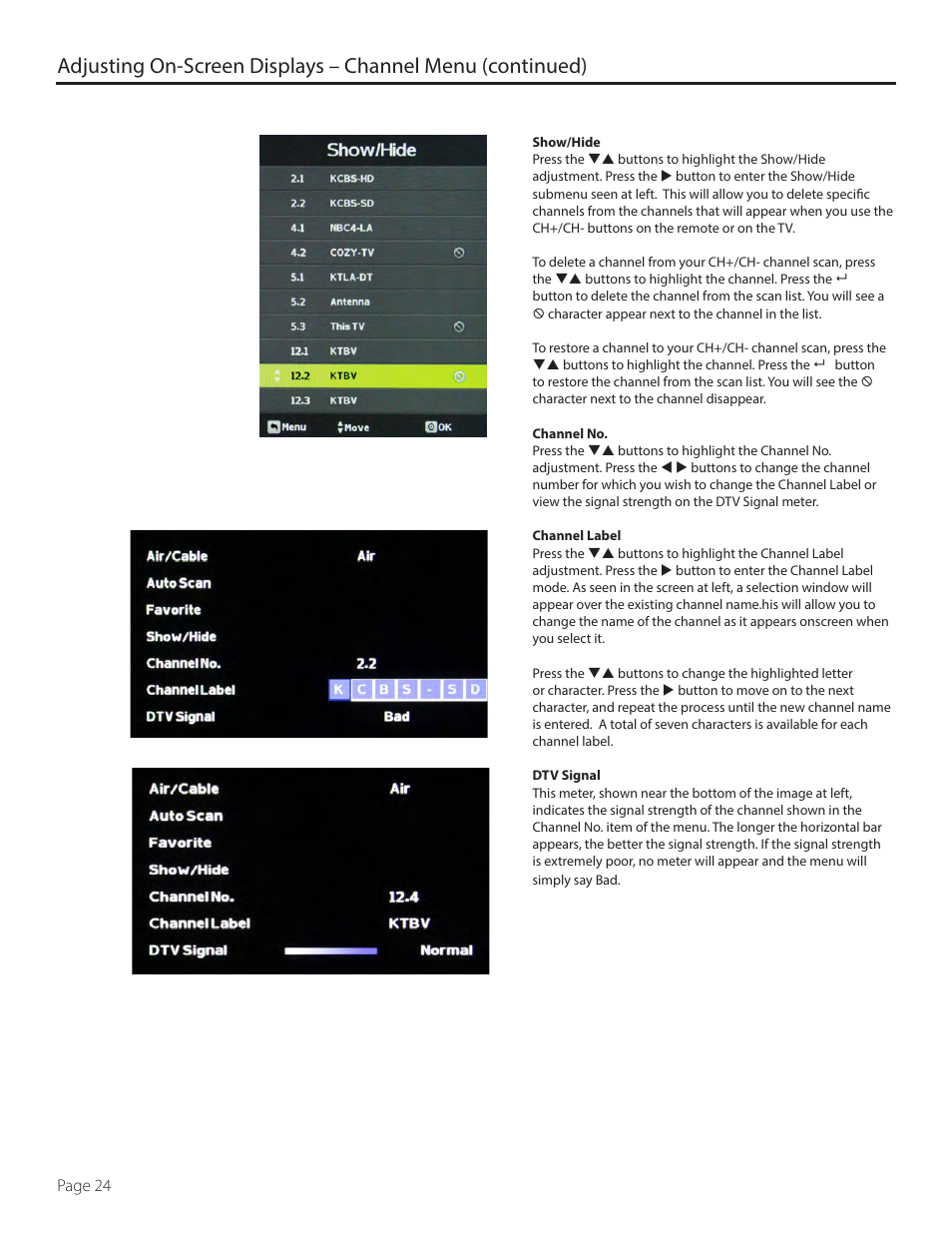 SunBriteTV SB-4670HD User Manual | Page 24 / 42