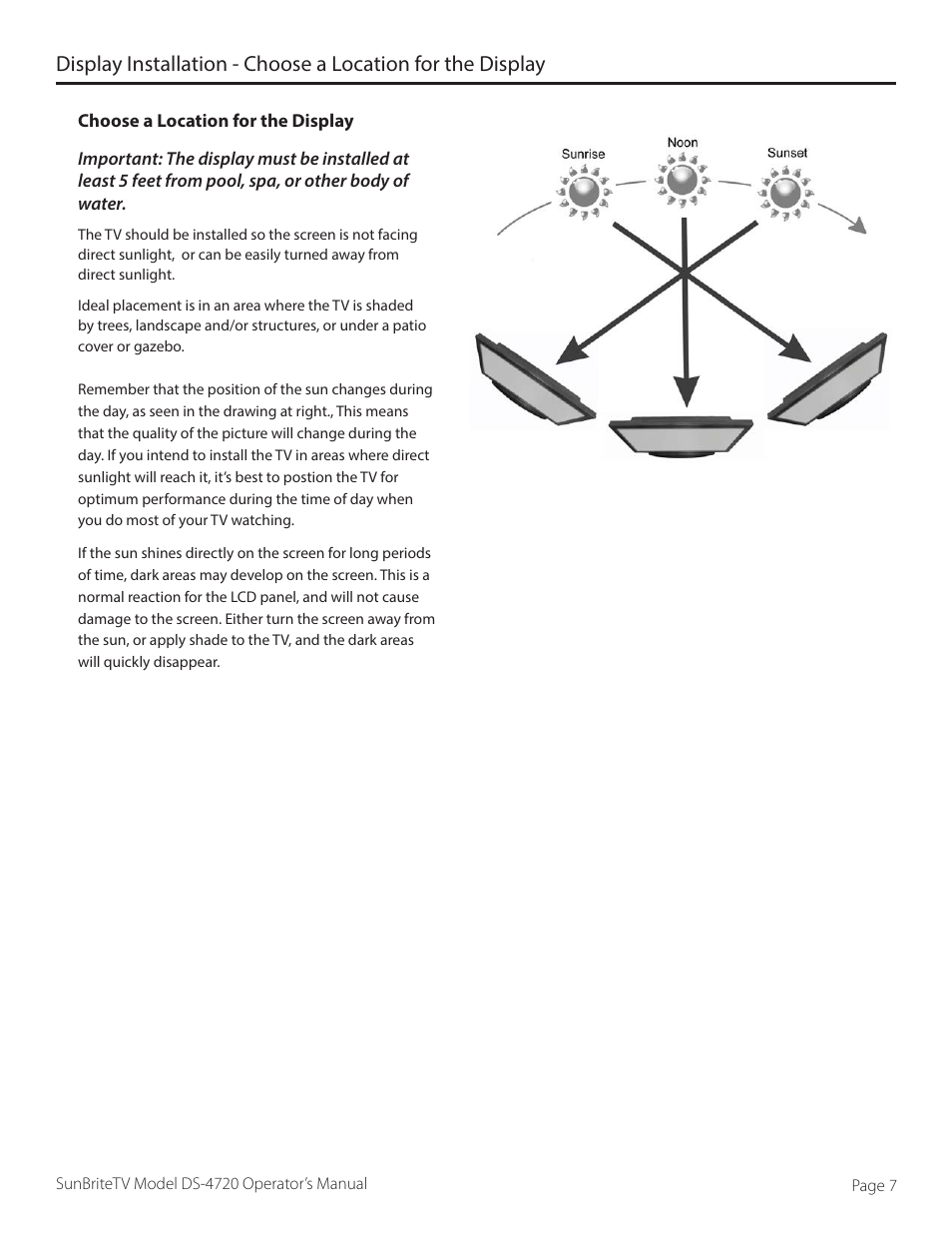 SunBriteTV DS-4720L User Manual | Page 7 / 41