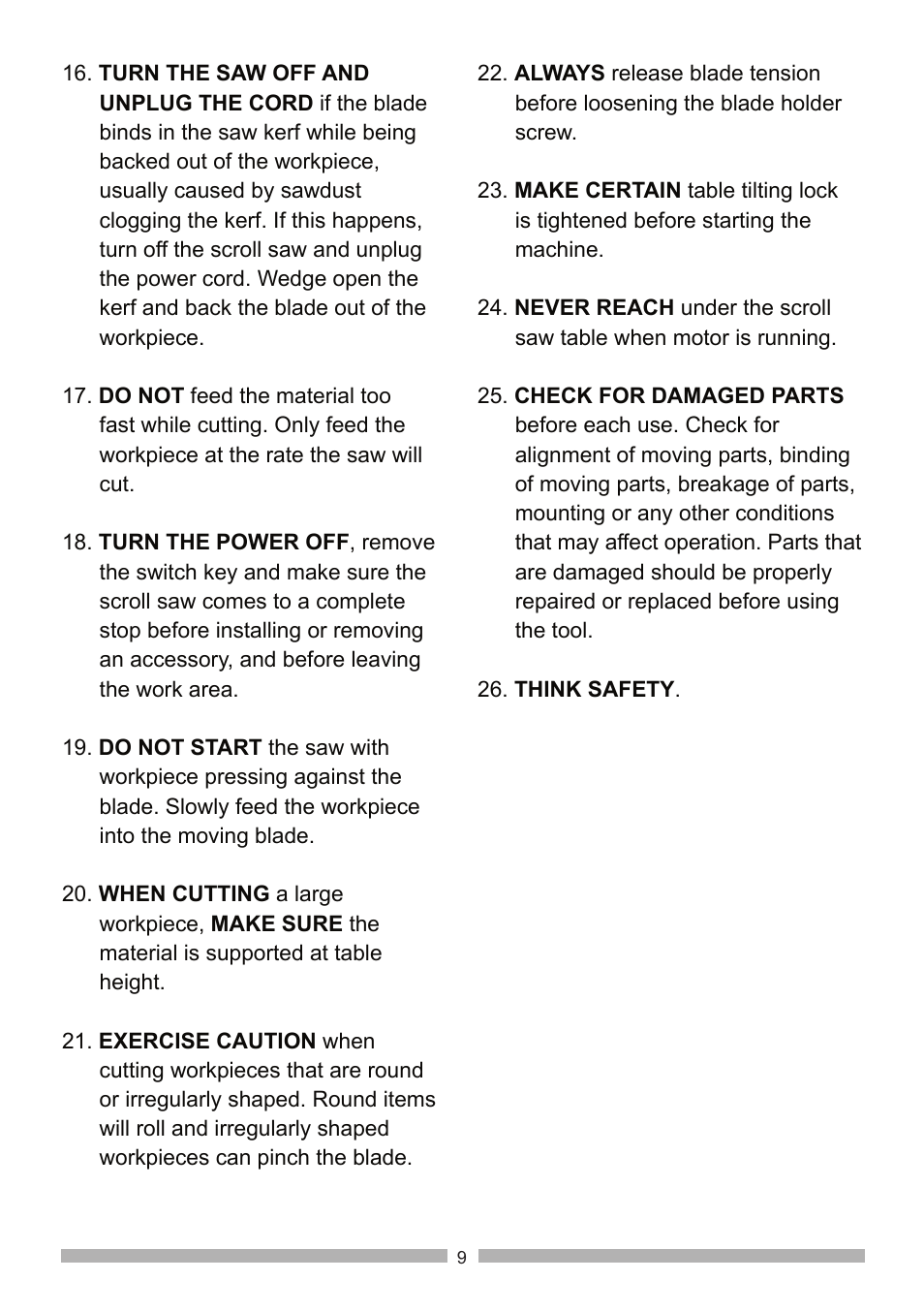 Craftsman 137.21602 User Manual | Page 9 / 36