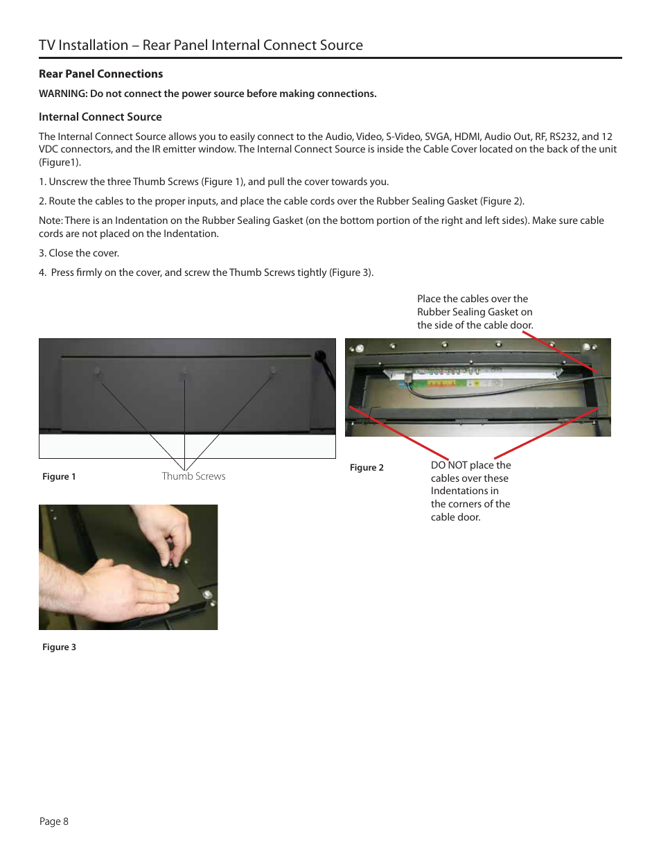 SunBriteTV SB-4707EST-P User Manual | Page 8 / 36