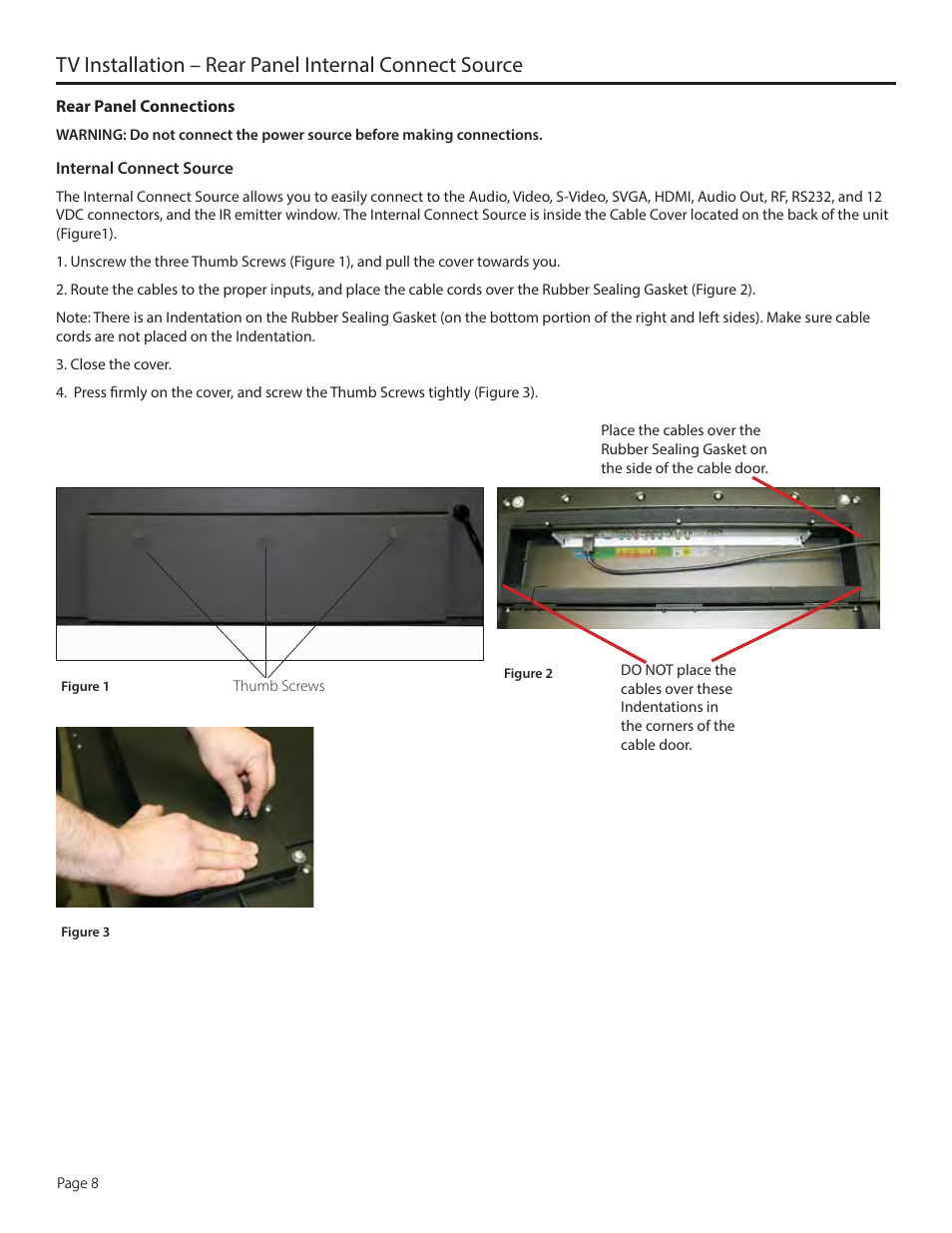 SunBriteTV SB-5507EST-P User Manual | Page 8 / 36