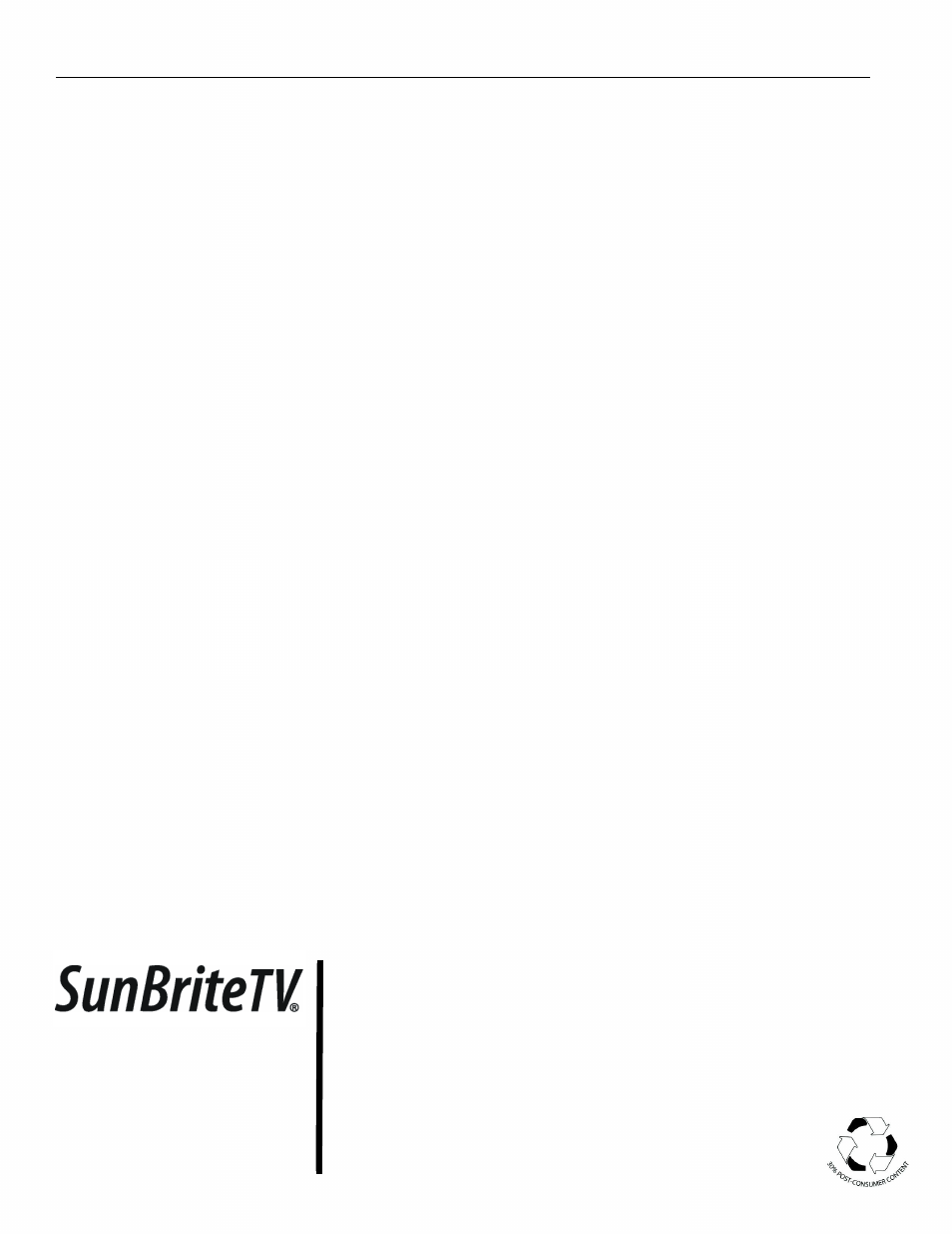 Sunbritetv, llc | SunBriteTV SB-WM46 User Manual | Page 12 / 12