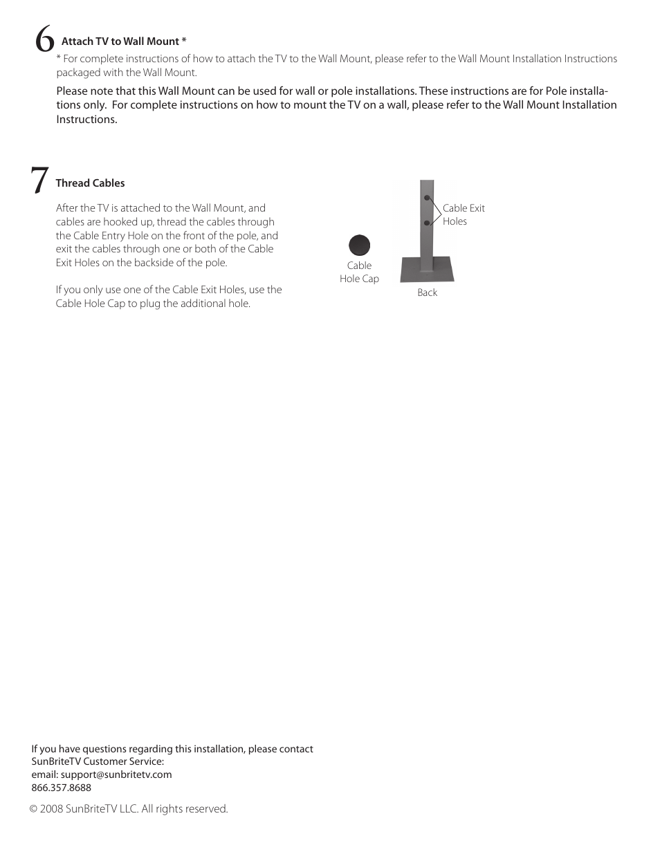 SunBriteTV SB-DP46XA User Manual | Page 5 / 6