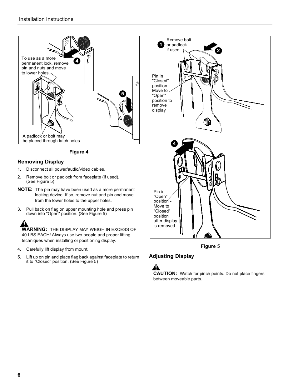 SunBriteTV SB-CMD46 User Manual | Page 6 / 8