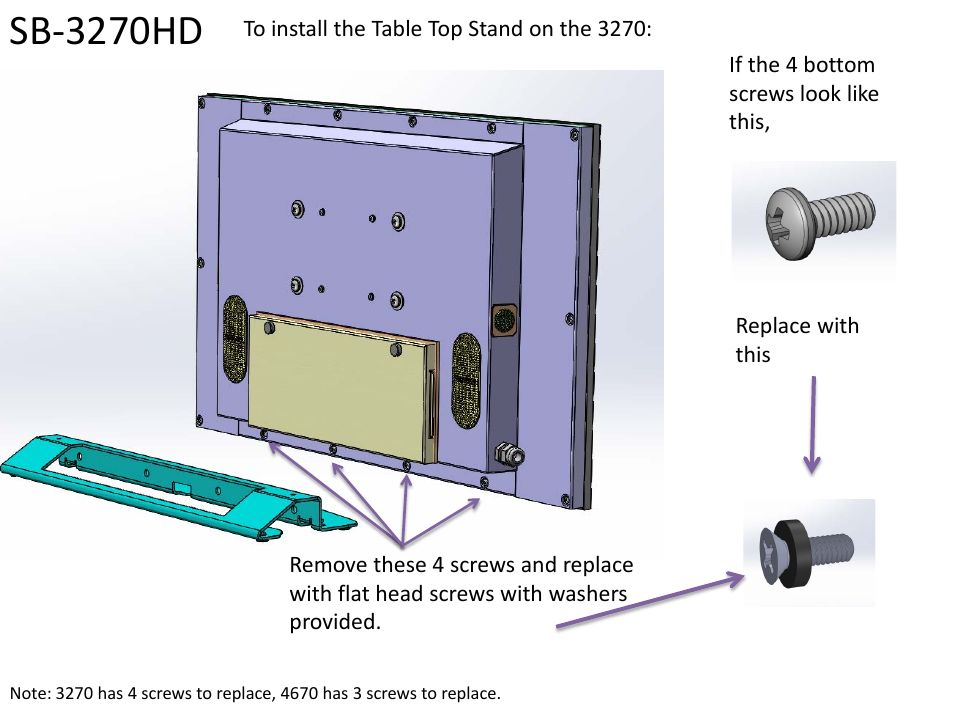 Slide number 2, Sb-3270hd | SunBriteTV SB-TS327 User Manual | Page 2 / 6