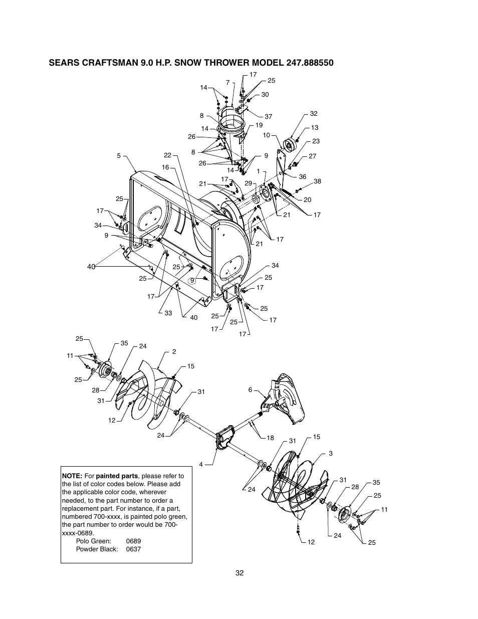 Craftsman 247.88855 User Manual | Page 32 / 64