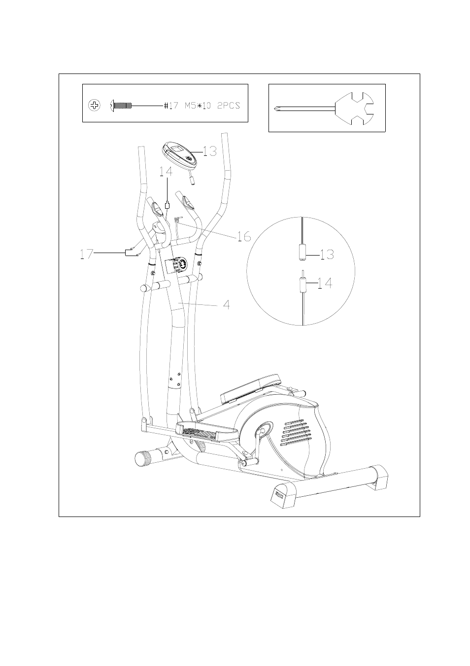 Step 7 | Sunny Health & Fitness SF-E906 User Manual | Page 12 / 13