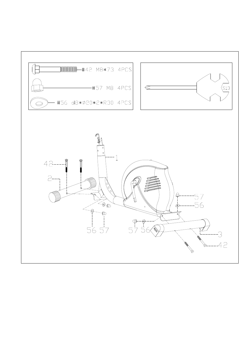 Assembly instructions | Sunny Health & Fitness SF-E906 User Manual | Page 5 / 13