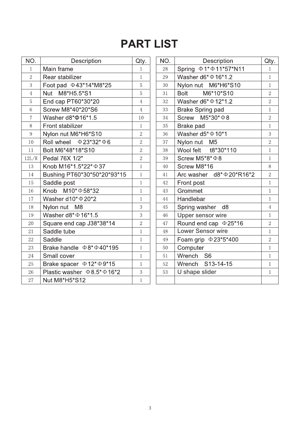 Sunny Health & Fitness SF-B1203 User Manual | Page 4 / 14