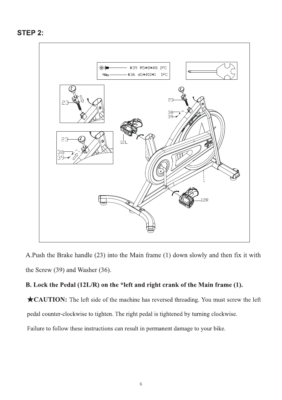 Sunny Health & Fitness SF-B1203 User Manual | Page 7 / 14