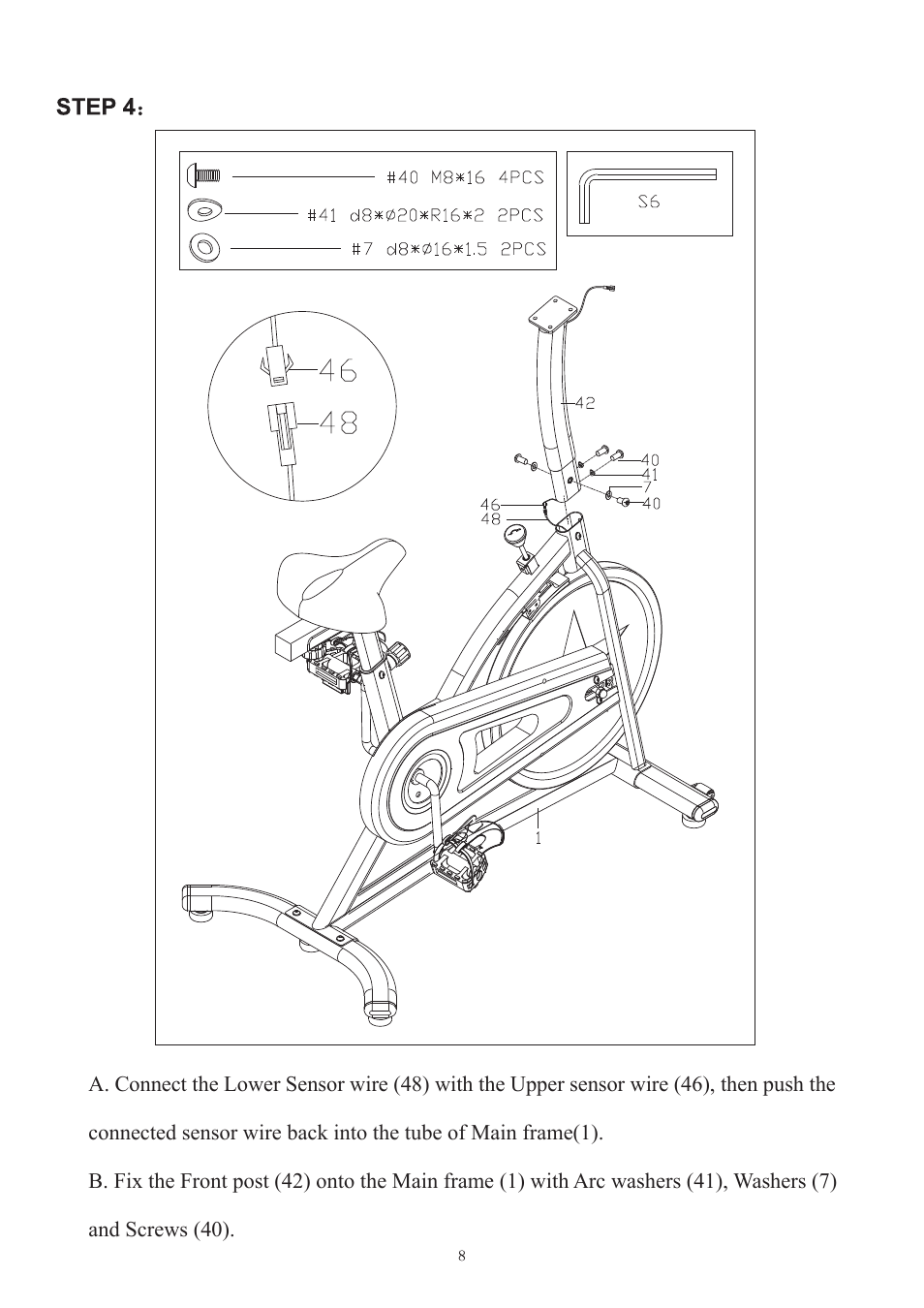 Sunny Health & Fitness SF-B1203 User Manual | Page 9 / 14