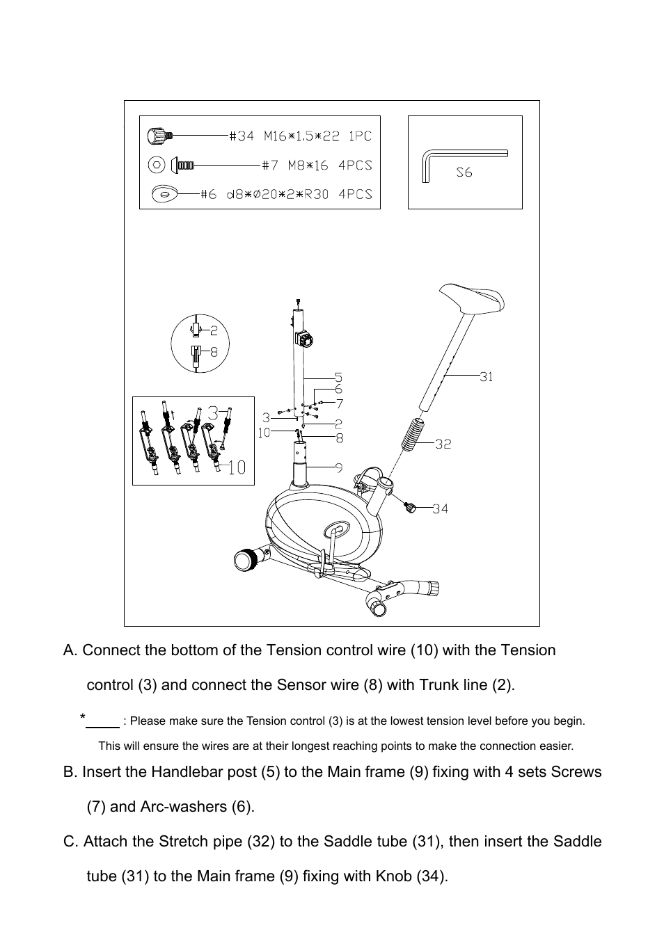 Step | Sunny Health & Fitness P8200 User Manual | Page 8 / 9