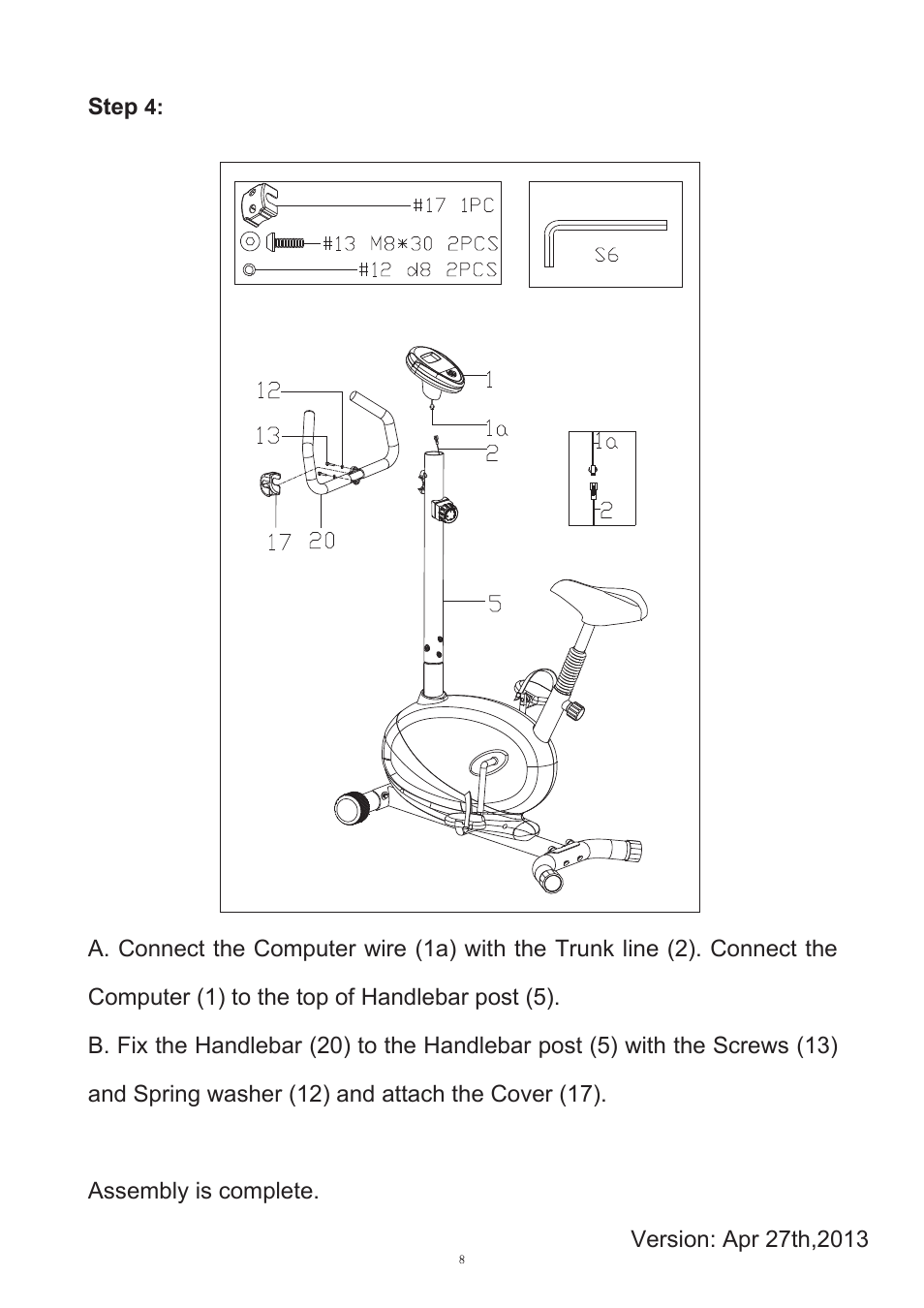 Sunny Health & Fitness P8200 User Manual | Page 9 / 9