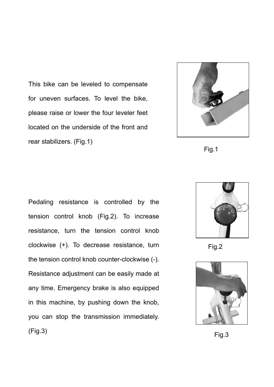 Operation | Sunny Health & Fitness SF-B1110 User Manual | Page 11 / 15