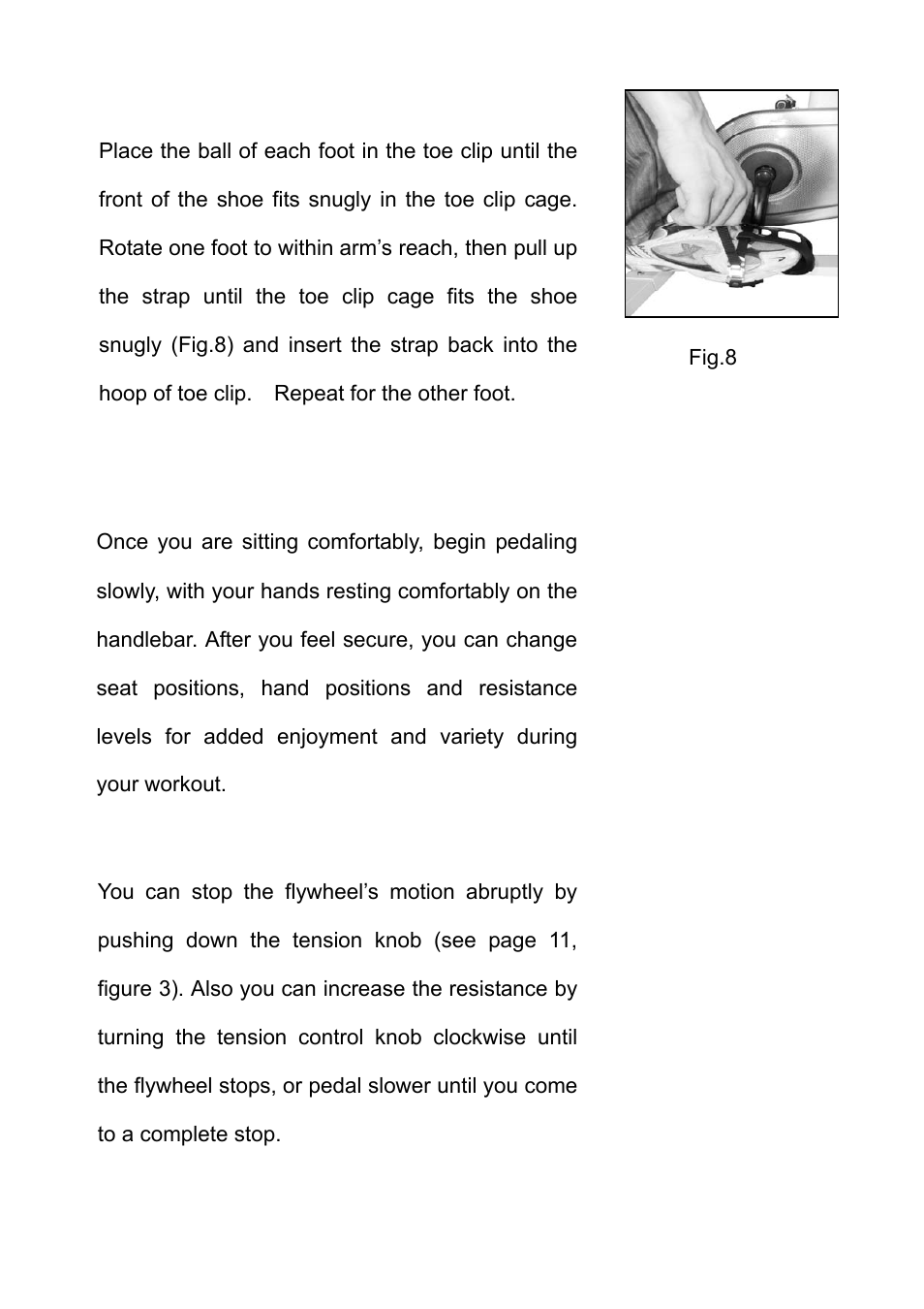 Sunny Health & Fitness SF-B1110 User Manual | Page 14 / 15