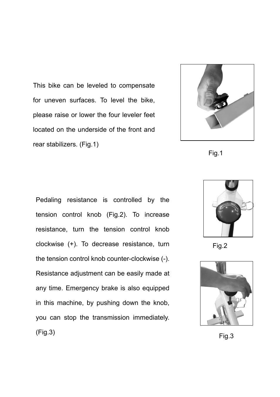 Operation | Sunny Health & Fitness SF-B1110S User Manual | Page 11 / 15