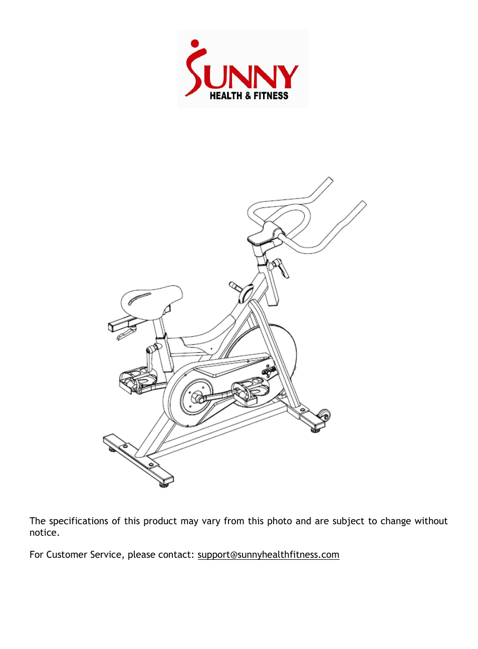 Sunny Health & Fitness SF-B904 User Manual | 6 pages