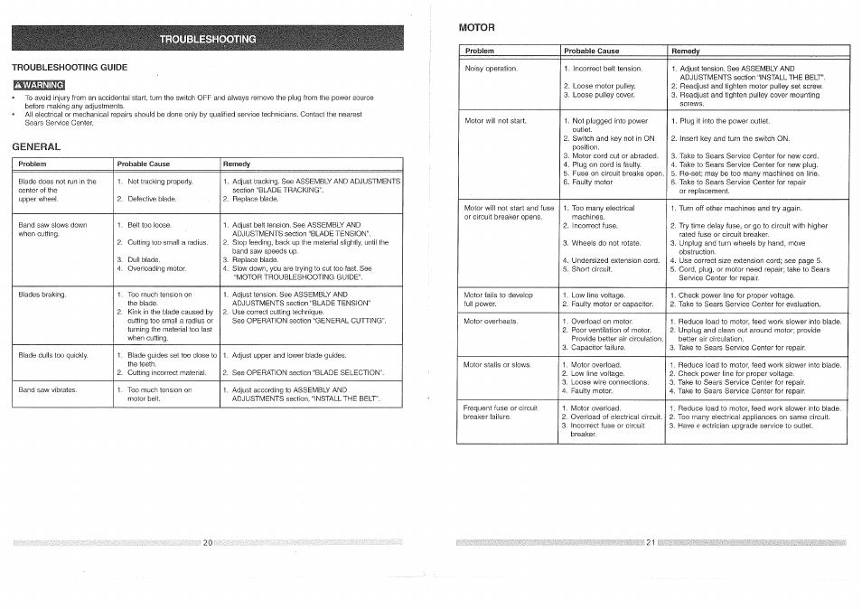 Craftsman 137.224320 User Manual | Page 11 / 25