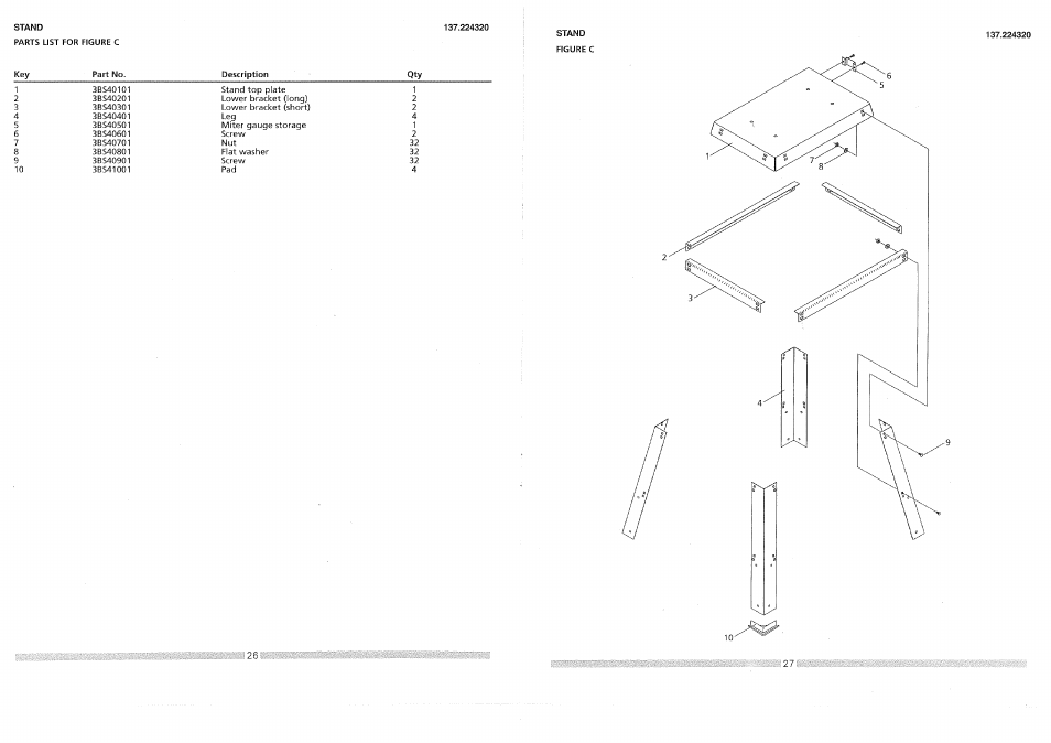 A warning | Craftsman 137.224320 User Manual | Page 14 / 25