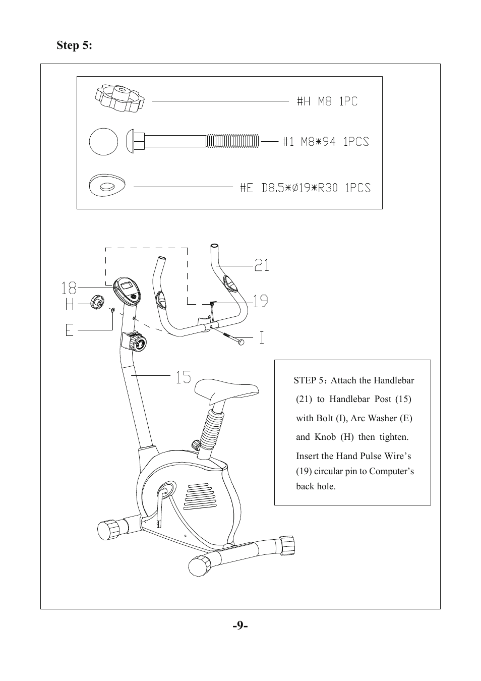 Sunny Health & Fitness SF-B910 User Manual | Page 10 / 14