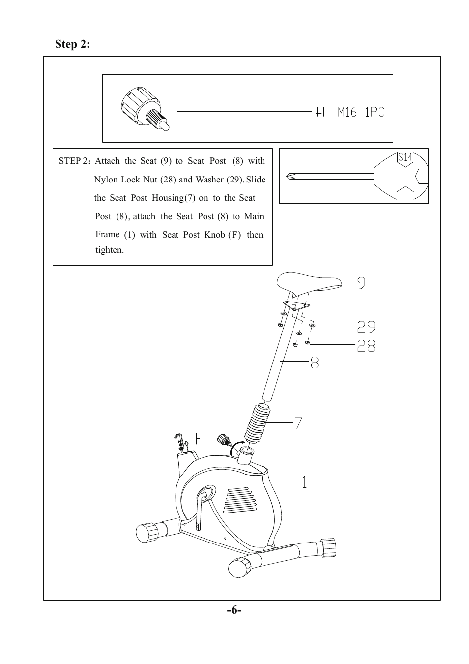 Sunny Health & Fitness SF-B910 User Manual | Page 7 / 14