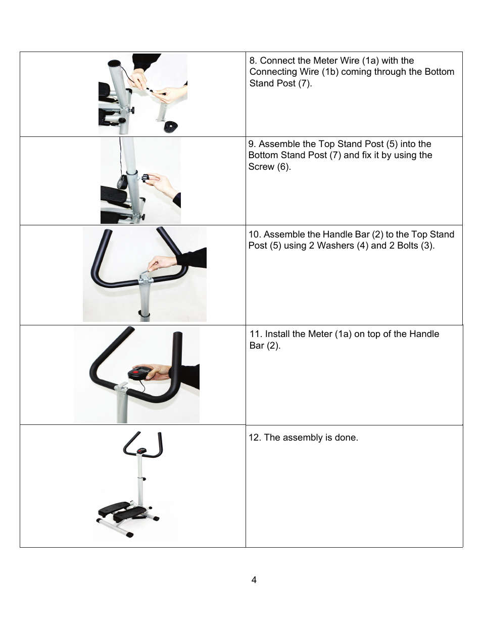 Sunny Health & Fitness 059 User Manual | Page 5 / 7