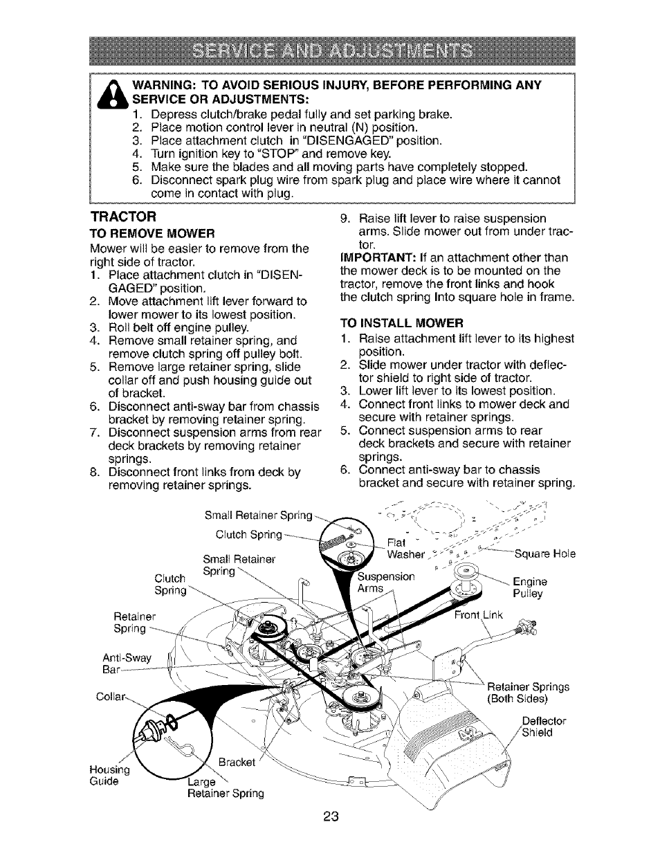 Craftsman 917.273823 User Manual | Page 23 / 56