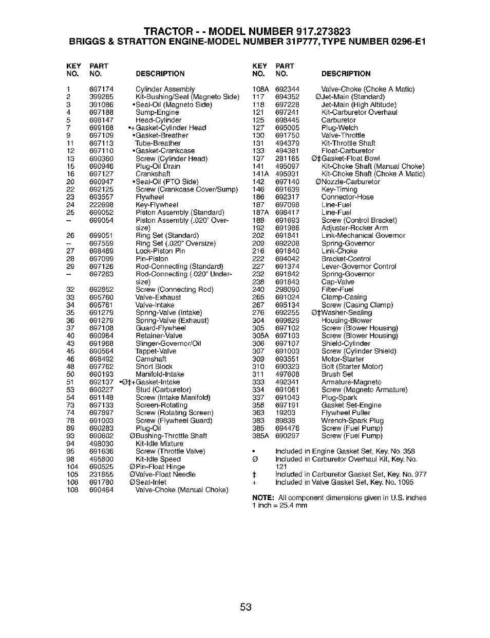 Craftsman 917.273823 User Manual | Page 53 / 56