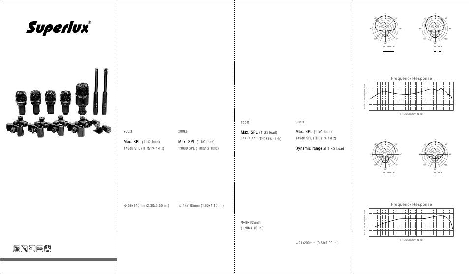 Superlux DRKK5C2 User Manual | 2 pages