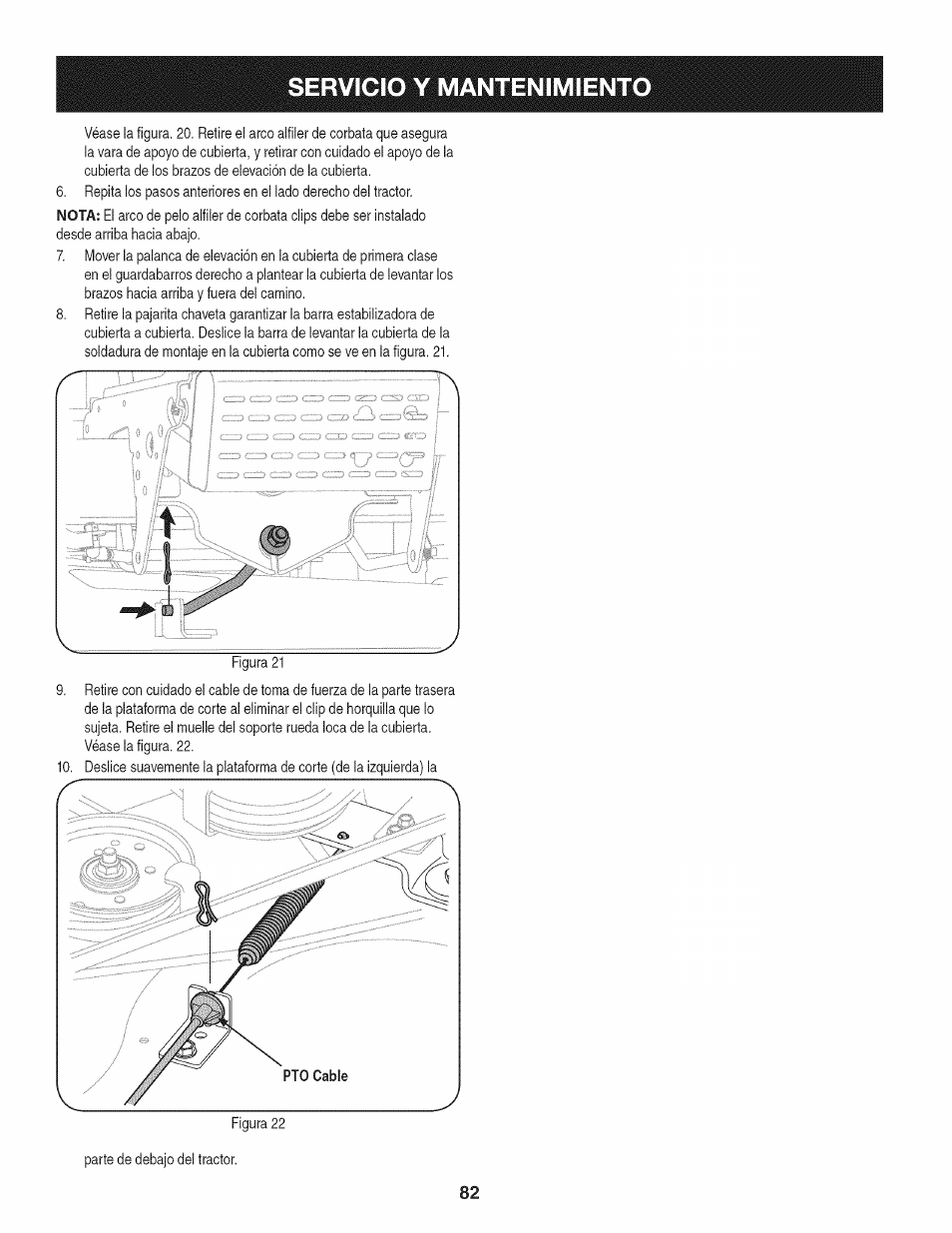 Servicio y mantenimiento | Craftsman 247.28904 User Manual | Page 82 / 92