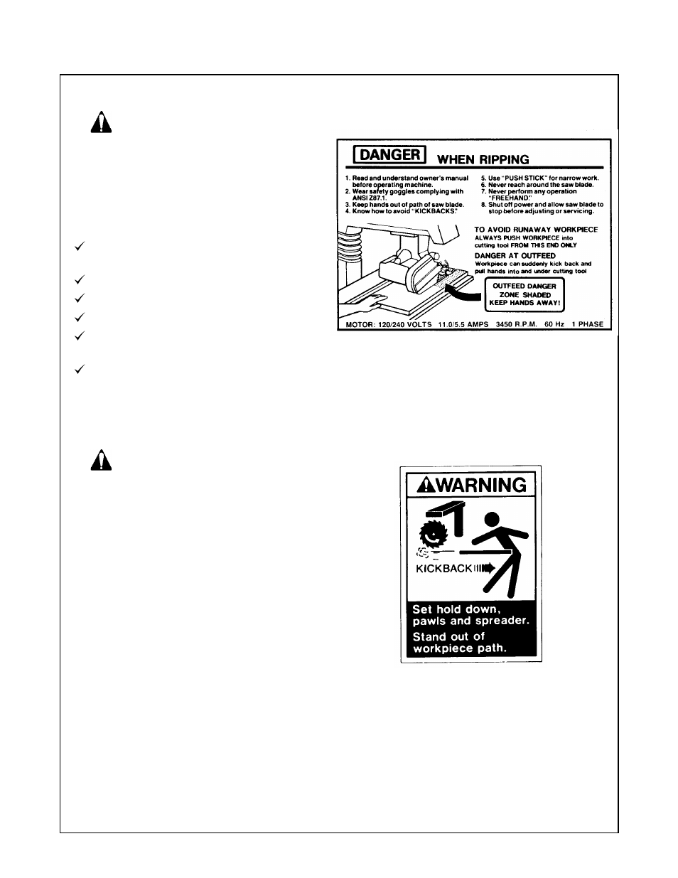 Ripping | Craftsman 509398 User Manual | Page 38 / 52