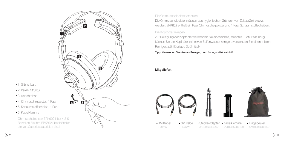 Hd669_manual_p9p10 | Superlux HD669 User Manual | Page 6 / 14