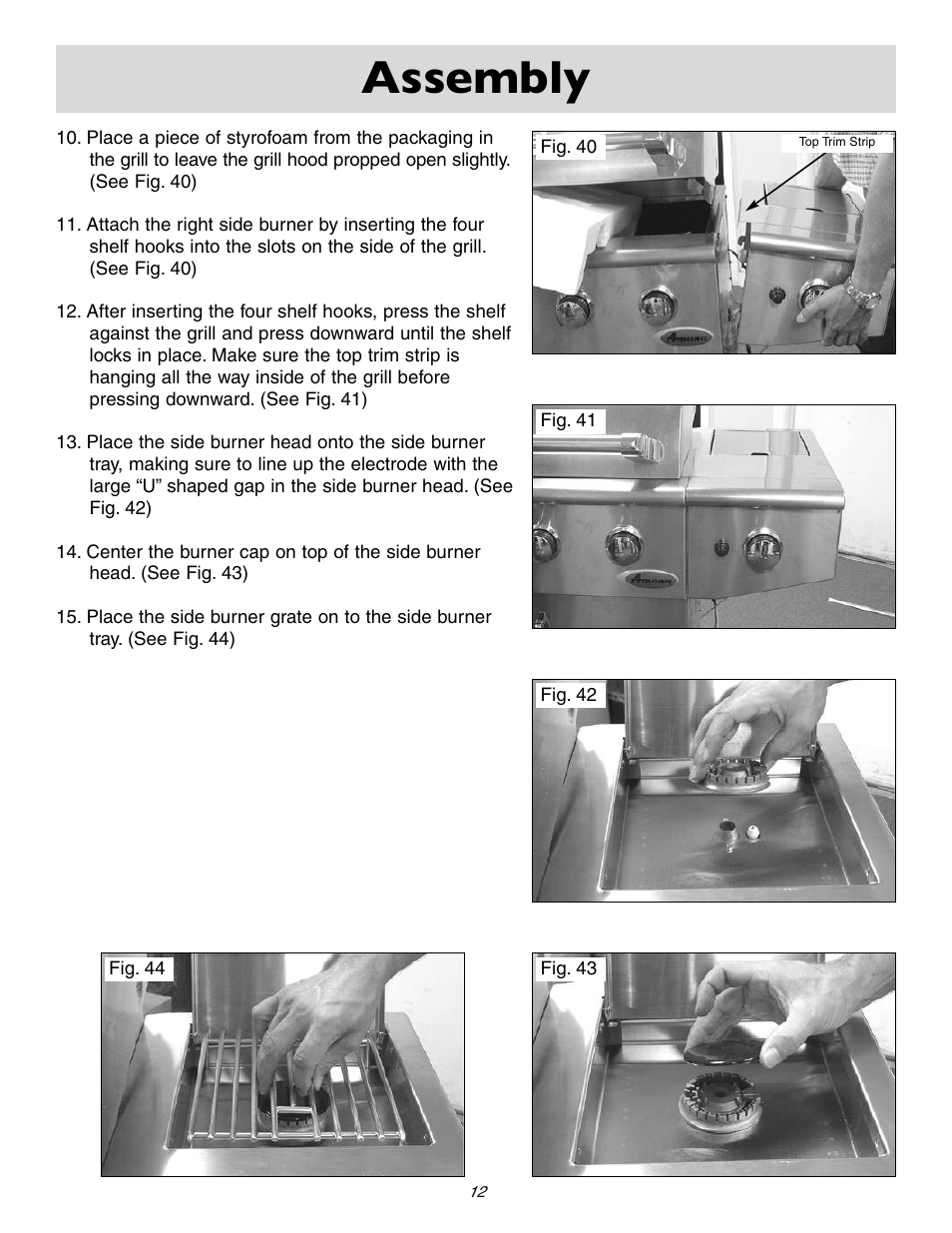 Assembly | Sure Heat 2006 Amana AM30 User Manual | Page 14 / 28