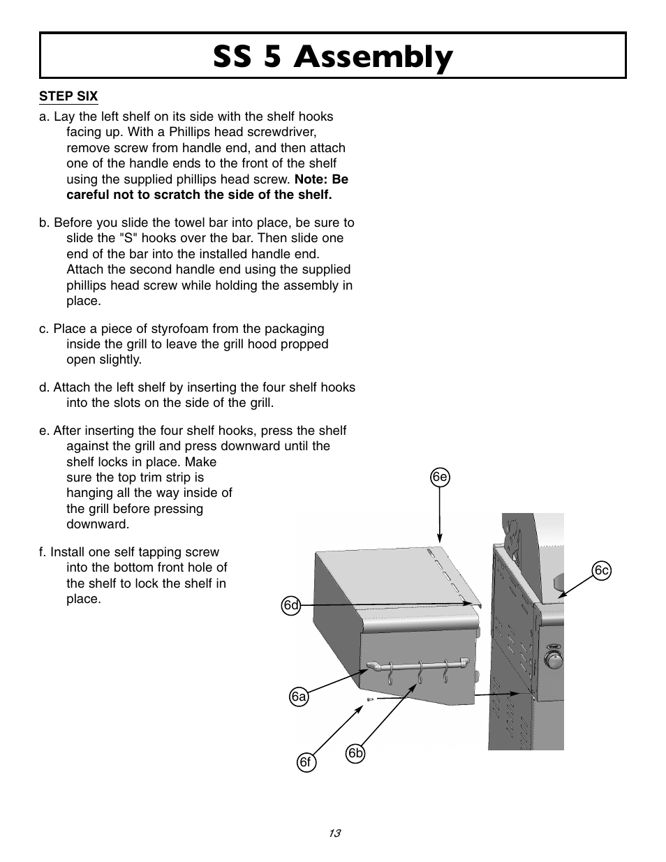 Ss 5 assembly | Sure Heat 2006 Amana AM33 User Manual | Page 13 / 32