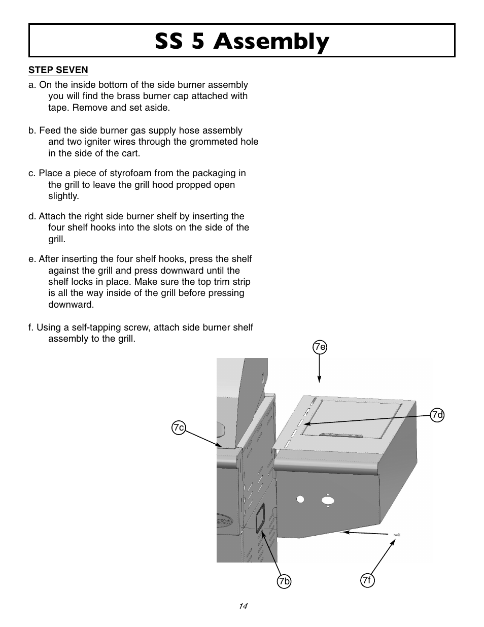 Ss 5 assembly | Sure Heat 2006 Amana AM33 User Manual | Page 14 / 32