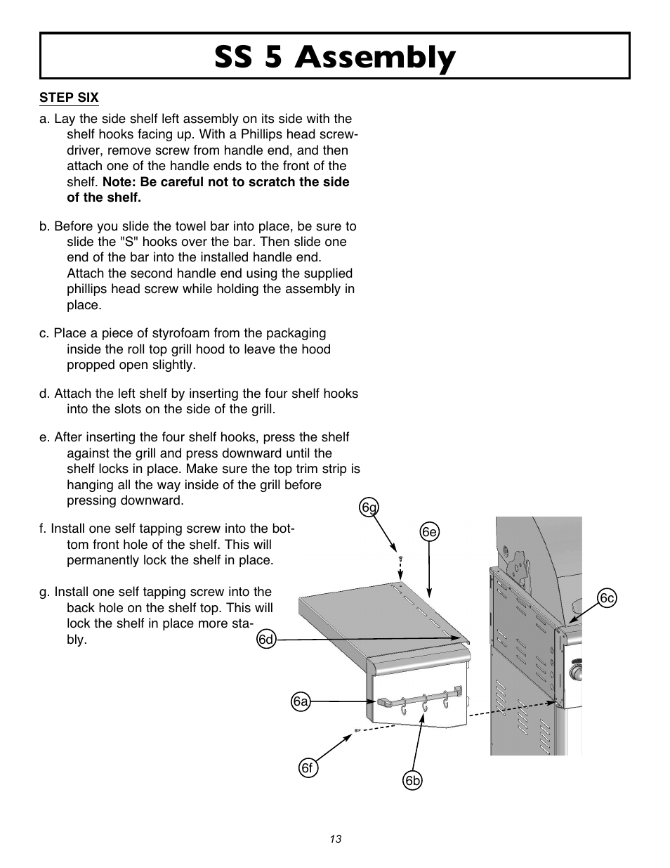 Ss 5 assembly | Sure Heat 2007 Amana AM33 User Manual | Page 13 / 32