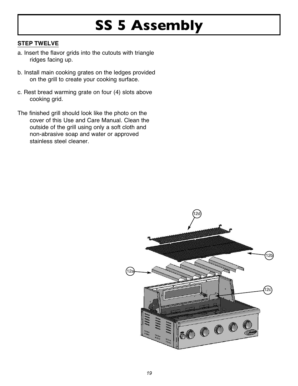 Ss 5 assembly | Sure Heat 2007 Amana AM33 User Manual | Page 19 / 32