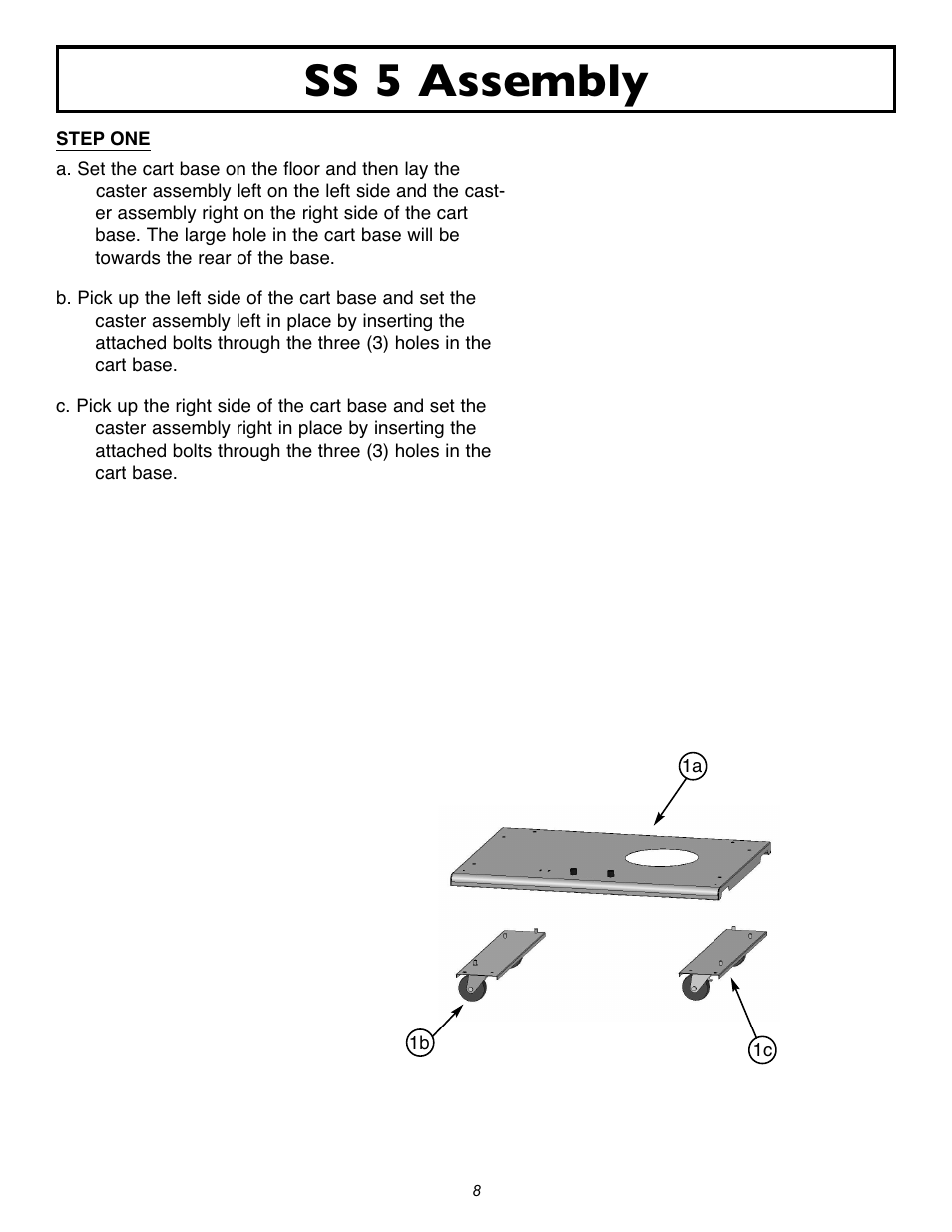 Ss 5 assembly | Sure Heat 2007 Amana AM33 User Manual | Page 8 / 32